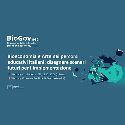Bioeconomy and Art in the Italian Educational Pathways: Designing future scenarios for the implementation Image
